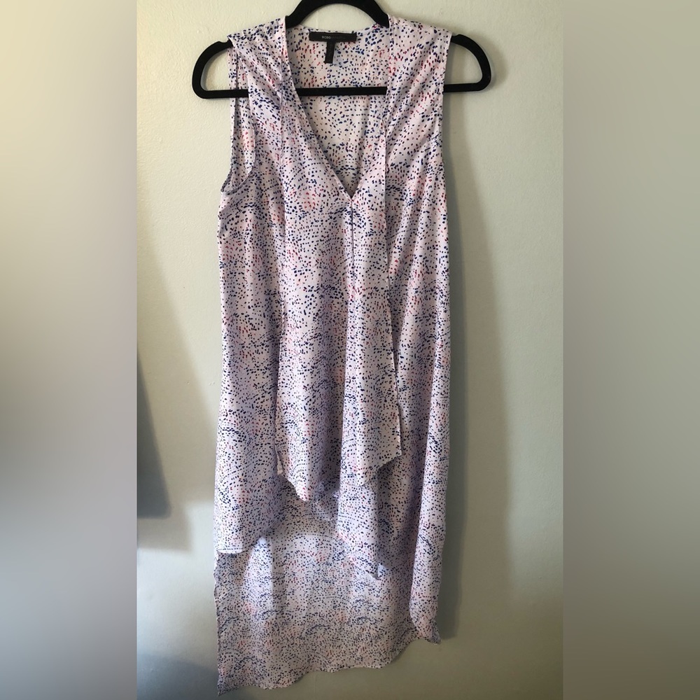 BCBG MaxAzria Printed High Low Dress, XSmall